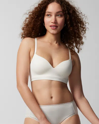 Soma Enbliss Wireless Bra In Ivory