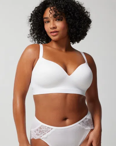 Soma Enbliss Wireless Bra In White Size 32a |  Women's Bras In Bright White