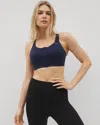 Soma High Impact Sports Bra In Navy Blue Size 36ddd In Nightfall Navy