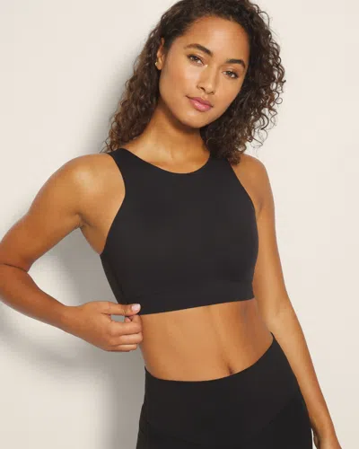 Soma Sport High Neck Yoga Bra In Black Size Large