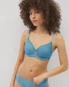 Soma Lightly Lined Perfect Coverage T-shirt Bra In Blue Size 32g |  Women's Bras