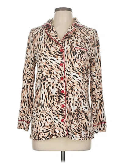 Pre-owned Soma Long Sleeve Blouse In Ivory