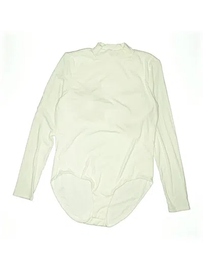 Pre-owned Soma Long Sleeve Blouse In White