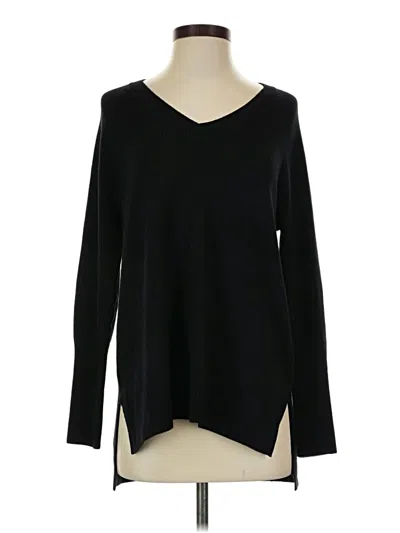 Pre-owned Soma Long Sleeve Top Black V-neck Tops