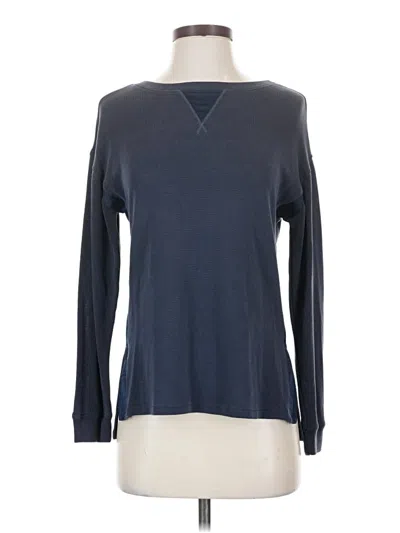 Pre-owned Soma Long Sleeve Top Blue Crew Neck Tops