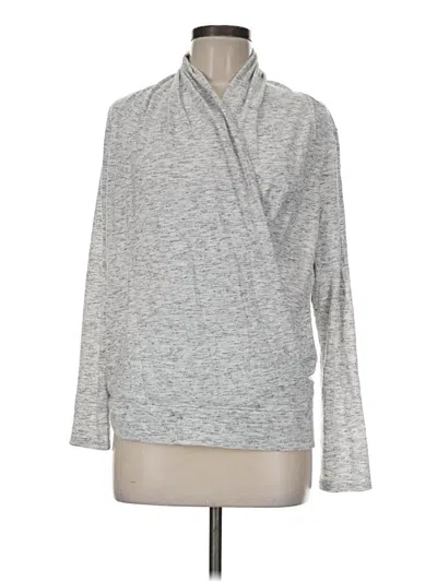 Pre-owned Soma Long Sleeve Top Gray Cowl Neck Tops