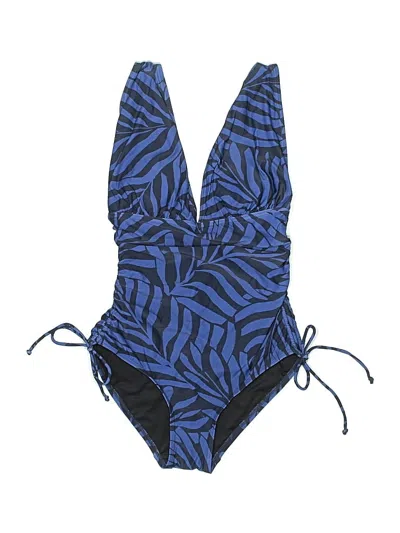 Pre-owned Soma One Piece Swimsuit In Blue