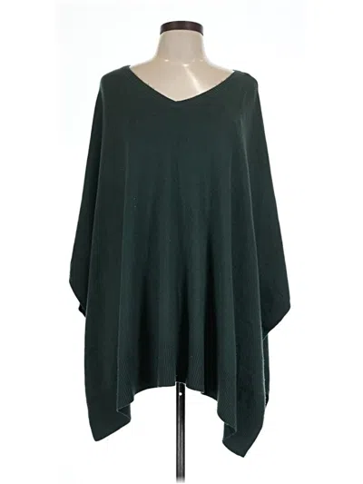 Pre-owned Soma Poncho In Green