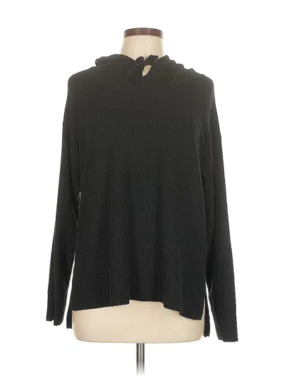 Pre-owned Soma Pullover Sweater In Black