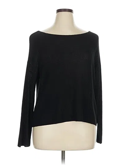 Pre-owned Soma Pullover Sweater In Black