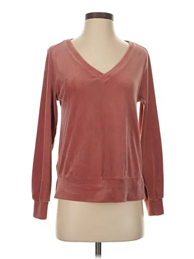 Pre-owned Soma Pullover Sweater In Burgundy