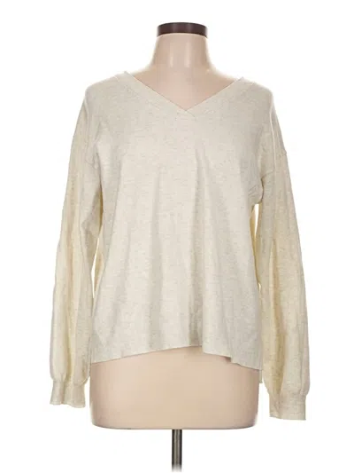 Pre-owned Soma Pullover Sweater In Ivory