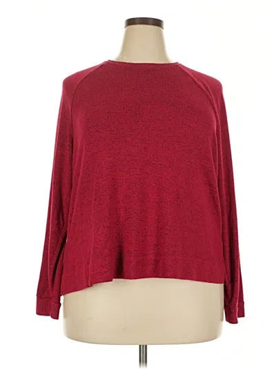 Pre-owned Soma Pullover Sweater In Red