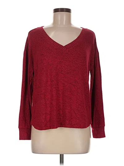 Pre-owned Soma Pullover Sweater In Red