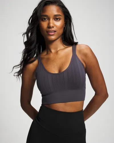 Soma Seamless Bra With Strappy Back In Gray Size Xs |  Women's Bras In Gray Ink