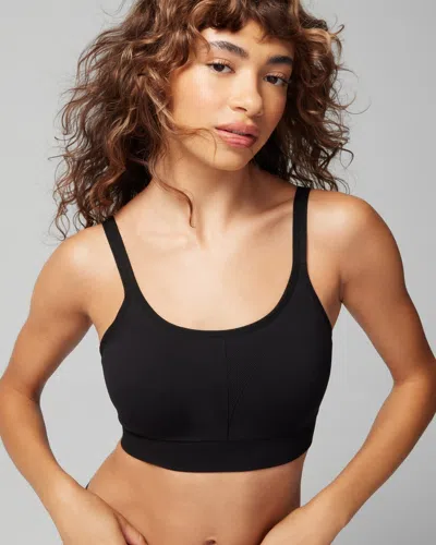 Soma Low Impact Seamless Sport Bra In Black