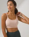 Soma Low Impact Seamless Sport Bra In Light Pink