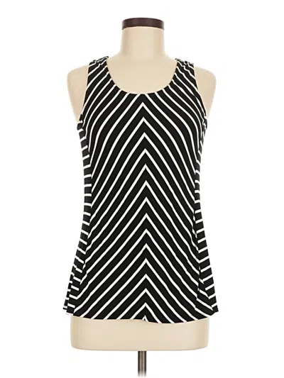 Pre-owned Soma Sleeveless Blouse In Black
