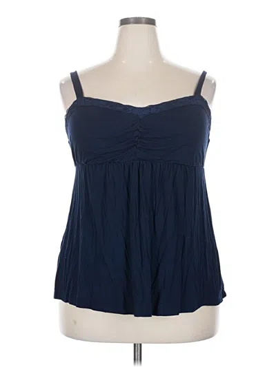 Pre-owned Soma Sleeveless Blouse In Blue