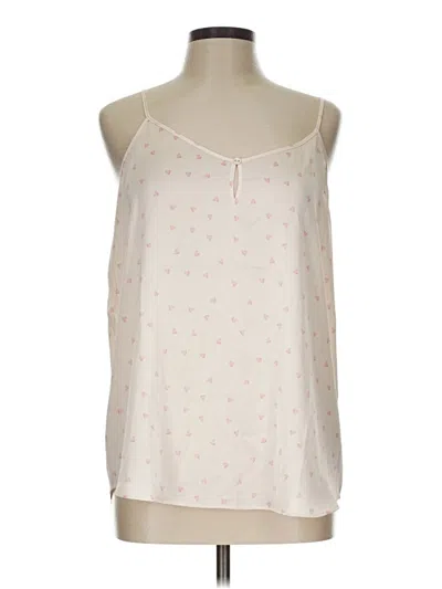 Pre-owned Soma Sleeveless Blouse In Ivory