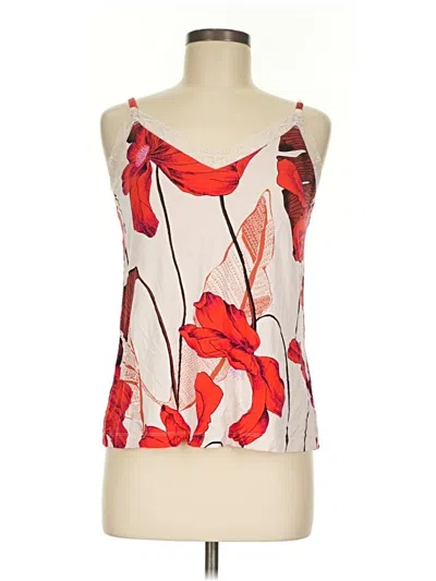 Pre-owned Soma Sleeveless Blouse In Red