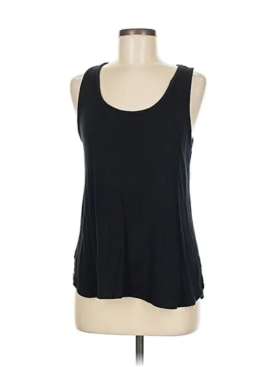 Pre-owned Soma Sleeveless Top Black Scoop Neck Tops
