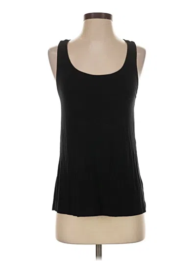 Pre-owned Soma Sleeveless Top Black Scoop Neck Tops
