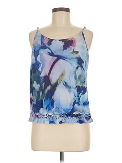 Pre-owned Soma Sleeveless Top Blue Halter Neckline Tops