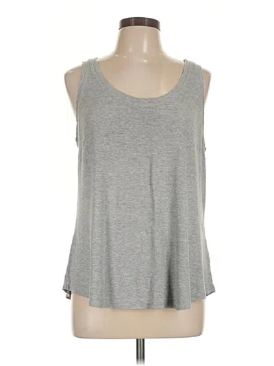 Pre-owned Soma Sleeveless Top Gray Scoop Neck Tops