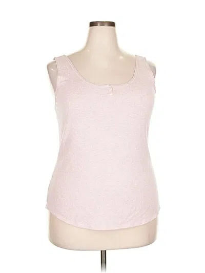 Pre-owned Soma Sleeveless Top Pink Sweetheart Neckline Tops