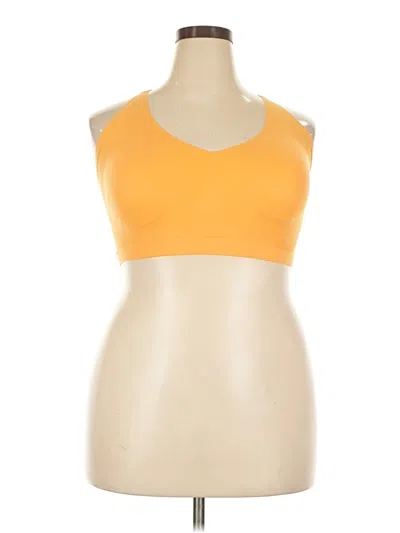 Pre-owned Soma Sleeveless Top Yellow Sweetheart Neckline Tops