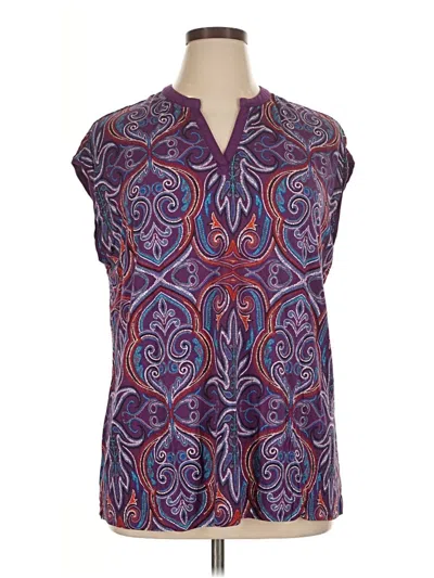 Pre-owned Soma Sleeveless T-shirt In Purple