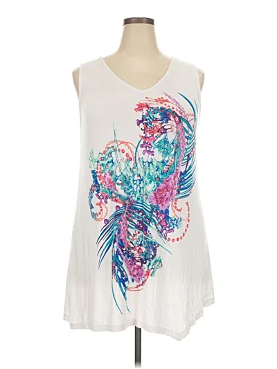 Pre-owned Soma Sleeveless T-shirt In White