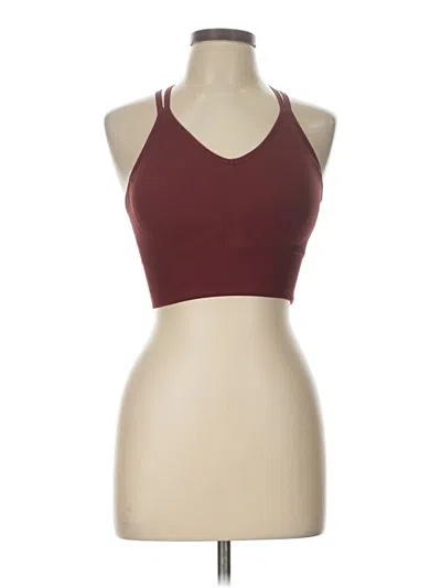 Pre-owned Soma Sports Bra In Burgundy