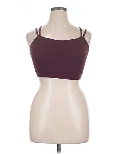 Pre-owned Soma Sports Bra In Burgundy