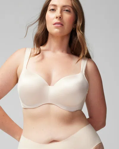 Soma Stunning Support Smooth Balconette Bra In Light Nude