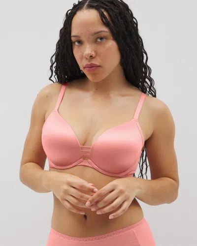 Soma Stunning Push-up Plunge Bra In Orange Size 36h |  Women's Bras In Paloma Glow