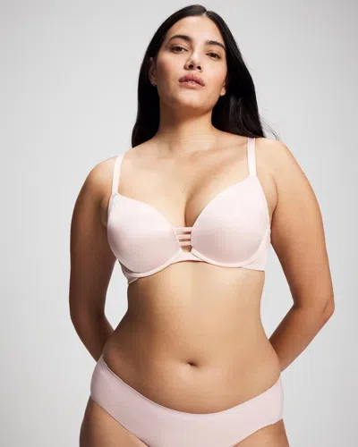 Soma Stunning Push-up Plunge Bra In Pink Size 34dd |  Women's Bras In Pretty Pink