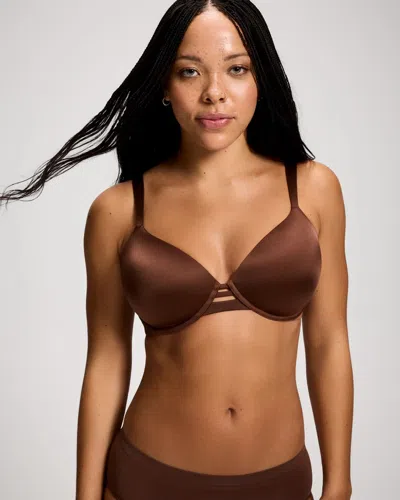Soma Stunning Top Fill Perfect Coverage T-shirt Bra In Brown Nude Size 32a |  Women's Bras In Cinnamon Latte