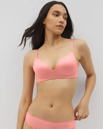 Soma Stunning Wireless Push-up Bra In Orange Size 34a |  Women's Bras In Paloma Glow