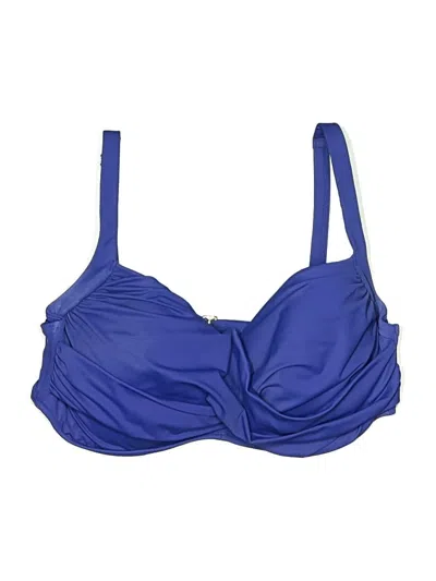 Pre-owned Soma Swimsuit Top Blue Swimwear