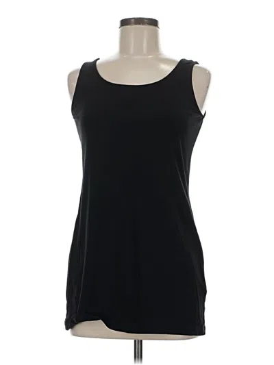 Pre-owned Soma Tank Top Black Strapless Neckline Tops