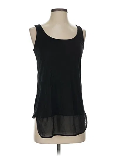 Pre-owned Soma Tank Top Black Strapless Neckline Tops