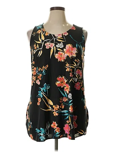 Pre-owned Soma Tank Top Black Strapless Neckline Tops