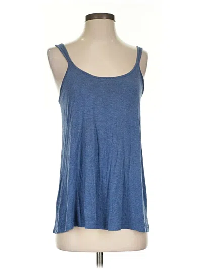 Pre-owned Soma Tank Top Blue Halter Neckline Tops