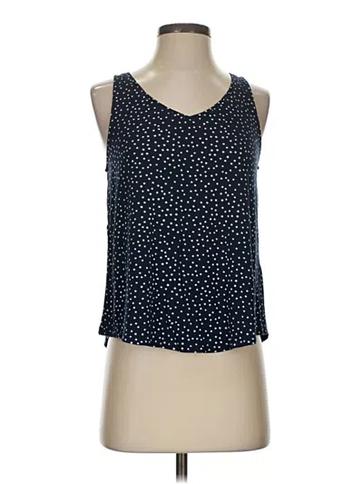 Pre-owned Soma Tank Top Blue Halter Neckline Tops