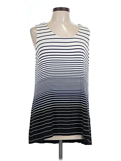 Pre-owned Soma Tank Top Blue Halter Neckline Tops