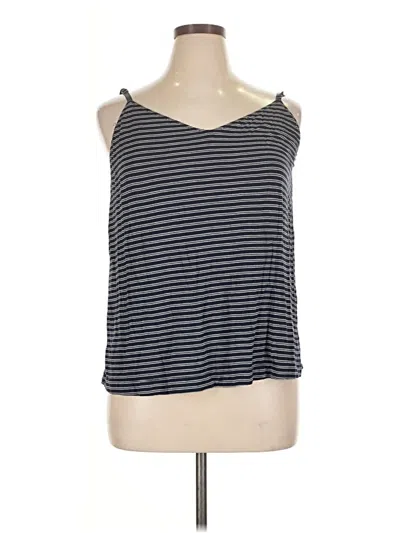 Pre-owned Soma Tank Top Blue Strapless Neckline Tops