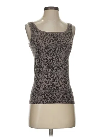 Pre-owned Soma Tank Top Brown Strapless Neckline Tops