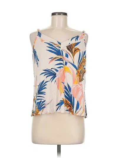 Pre-owned Soma Tank Top Gold Strapless Neckline Tops